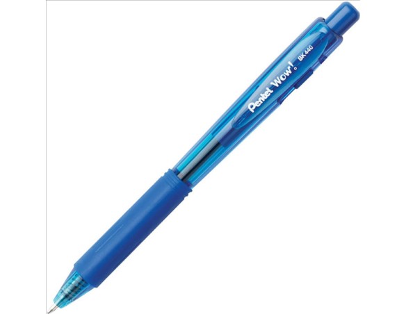 PENNA PENTEL SFERA A SCATTO WOW BK440 BLU 1.0MM feel it