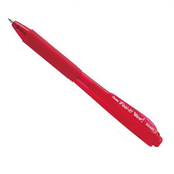 PENNA PENTEL SFERA A SCATTO WOW BK440 ROSSO...