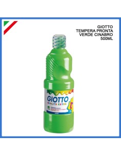 TEMPERA PRONTA VERDE CINABRO CHIARO PRATO 500ml