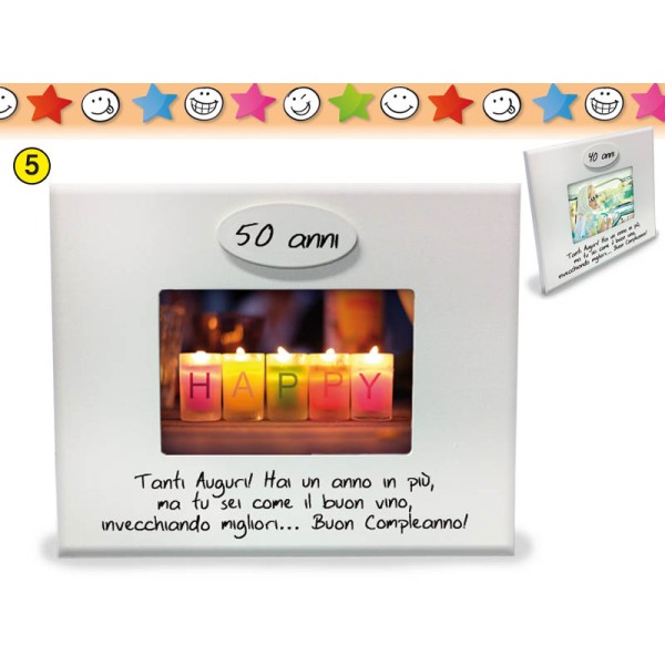 PORTAFOTO MAGIC MOMENT 50 ANNI