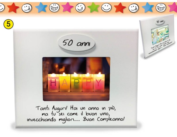 PORTAFOTO MAGIC MOMENT 50 ANNI