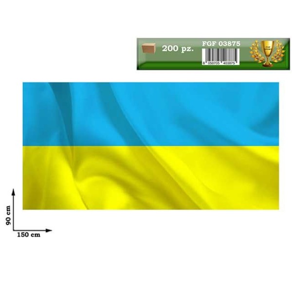BANDIERA UCRAINA 100 X 140