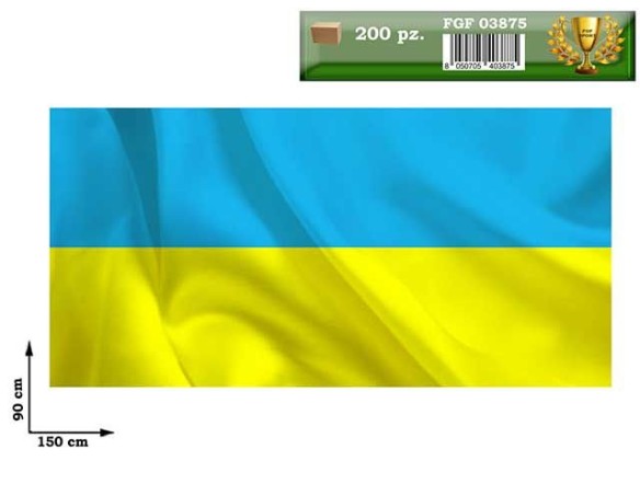 BANDIERA UCRAINA 100 X 140