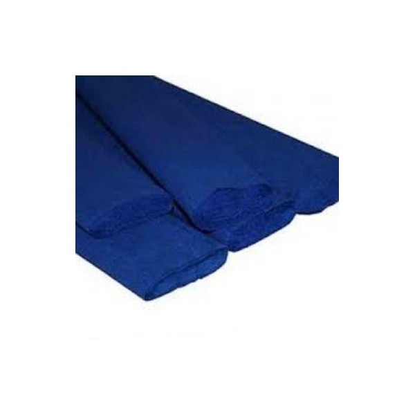 CARTA CRESPA BLU NOTTE 40 G 0.5  X 2.5 M