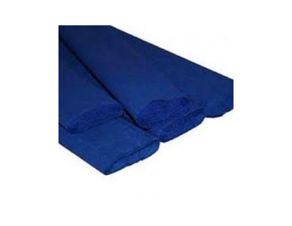 CARTA CRESPA BLU NOTTE 40 G 0.5  X 2.5 M