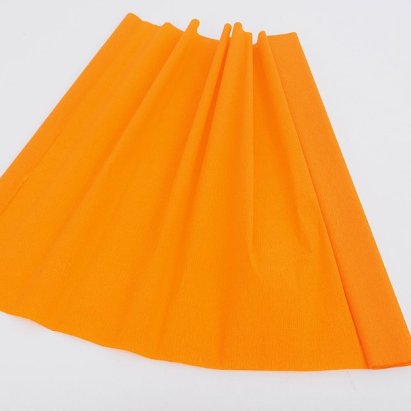 CARTA CRESPA ARANCIO ARANCIONE 40 G 0.5  X 2.5 M