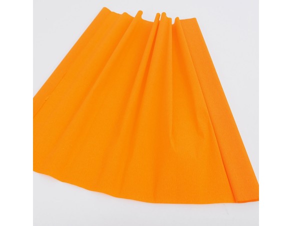 CARTA CRESPA ARANCIO ARANCIONE 40 G 0.5  X 2.5 M