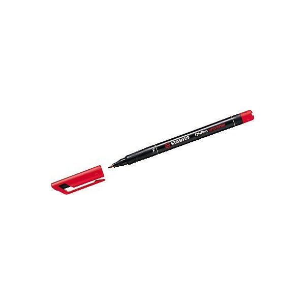 PENNARELLO INDELEBILE STABILO F UNIVERSALE ROSSO