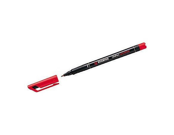 PENNARELLO INDELEBILE STABILO F UNIVERSALE ROSSO
