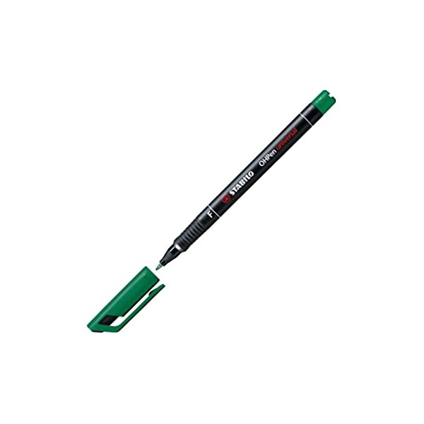 PENNARELLO INDELEBILE STABILO F UNIVERSALE VERDE