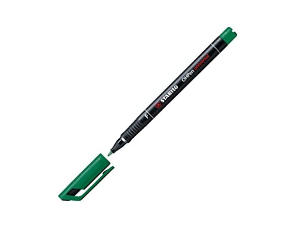 PENNARELLO INDELEBILE STABILO F UNIVERSALE VERDE