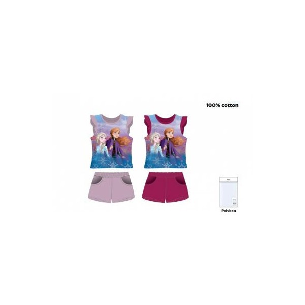Completo Completino estivo Frozen 2 bambina mare