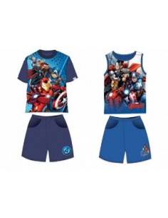 Completo Completino estivo avengers 2 bambino mare
