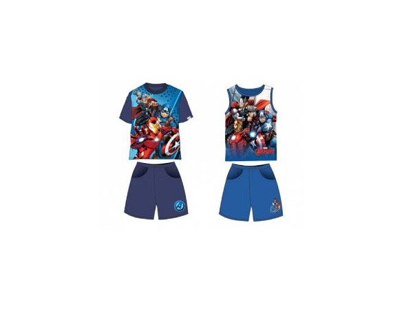 Completo Completino estivo avengers 2 bambino mare