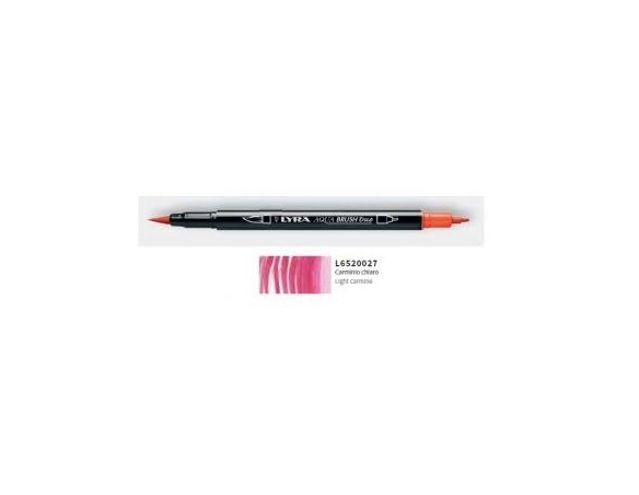 LYRA PENNARELLO AQUA BRUSH DUO CARMINIO CHIARO