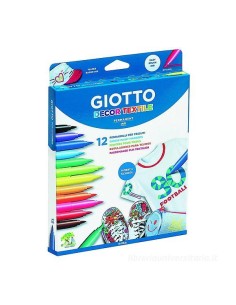 Pennarelli per tessuti Giotto Decor Textile - assortiti -...