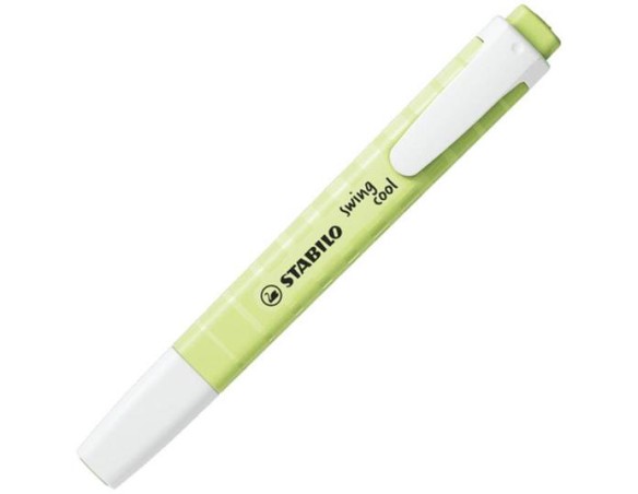 EVIEDENZIATORE  STABILO SWING COOL PASTEL 275/133-8 VERDE PASTELLO LIME