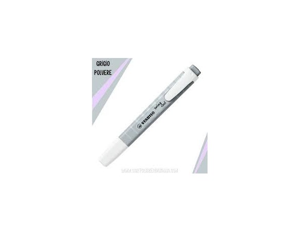 EVIDENZIATORE STABILO SWING COOL PASTEL 275/194-8 GRIGIO POLVERE