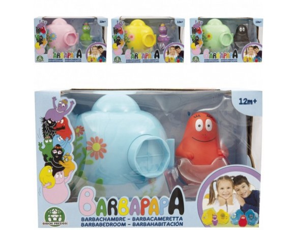 Barbapapa - Camera della Barbamaison, 1 personaggio esclusivo, modelli casuali, giocattolo per bambini dai 2 anni, BAP01, multi