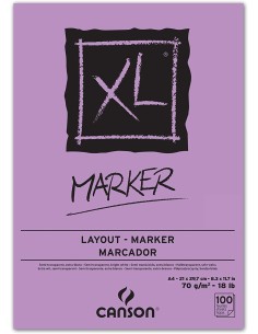 Blocco CANSON XL® Marker,album per marcatori,inclusi...