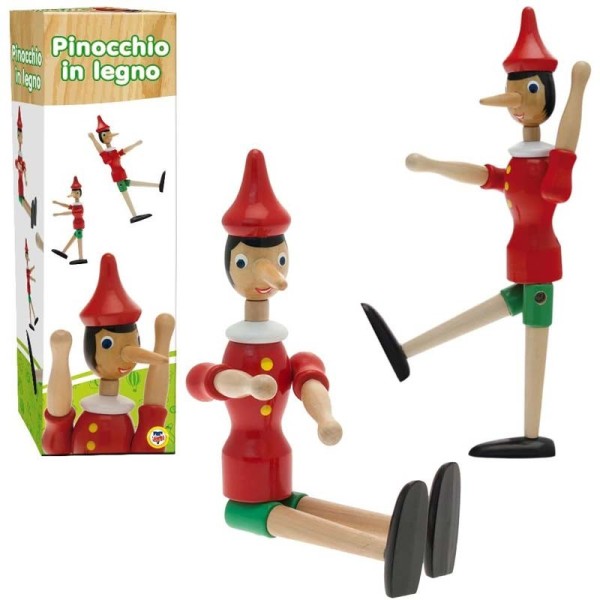 PINOCCHIO IN LEGNO 30 CM 40192
