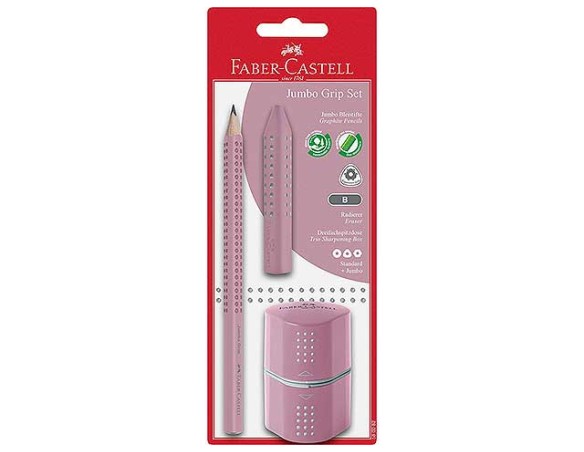 MATITA JUMBO+TEMPERA+GOMMA 580082 FABER CASTELL