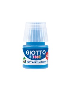 Tempera acrilica 25 ml ciano celeste fila decor