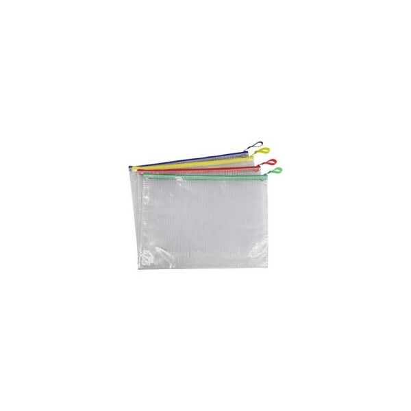 Buste pvc con lampo 23x33