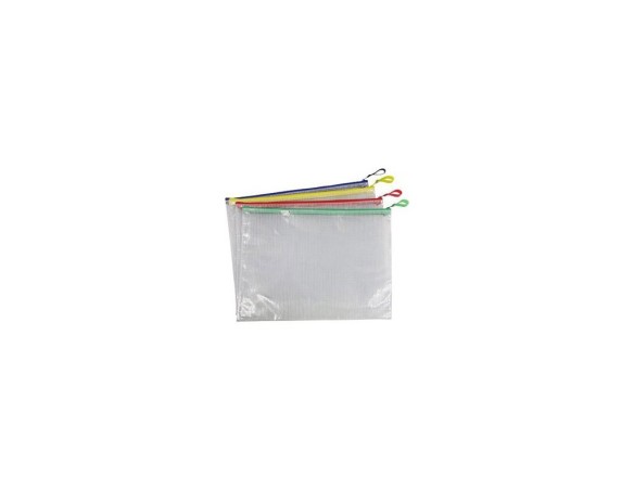 Buste pvc con lampo 23x33
