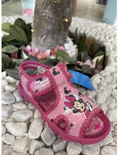 Sandalo Tela Minnie punta aperta dal 23 al 28