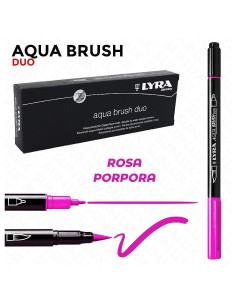 LYRA PENNARELLO AQUA BRUSH DUO ROSA PORPORA FUCSIA