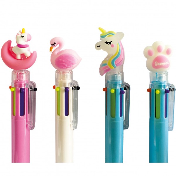 PENNA SFERA 6 COLORI FANTASY LEBEZ ( 81240 )