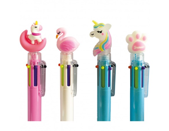 PENNA SFERA 6 COLORI FANTASY LEBEZ ( 81240 )