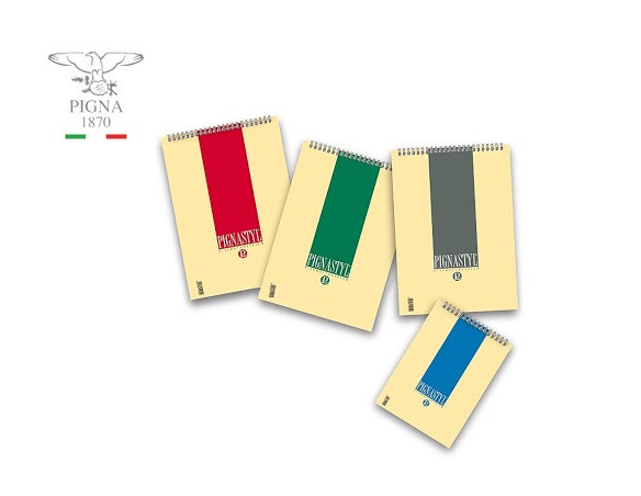 BLOCK NOTES SPIRALATO PIGNA 21X29,7 1 rigo A4