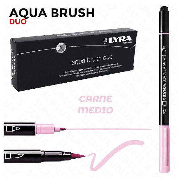 LYRA PENNARELLO AQUA BRUSH DUO ROSA CARNE MEDIO...