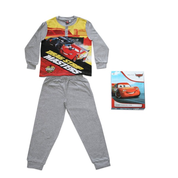 Pigiama Manica Lunga Cotone Cars