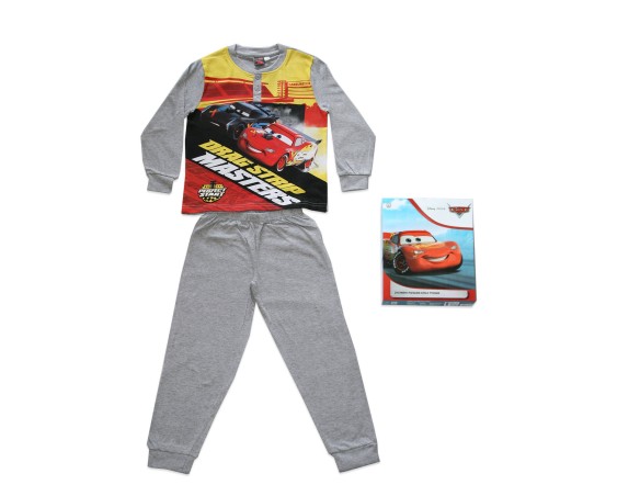 Pigiama Manica Lunga Cotone Cars