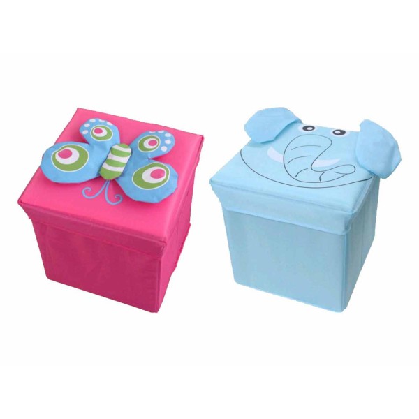 PORTA GIOCATTOLI PORTA TUTTO POUF CONTENITORE...