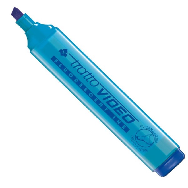 EVIDENZIATORE TRATTO VIDEO AZZURRO