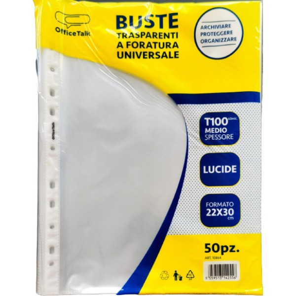 Buste Plastica Foro Universale 22x30 Top...