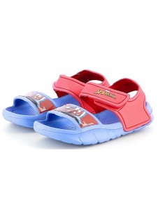 SANDALO MORBIDO EVA SPIDERMAN BLU O ROSSO 23 al 29 spp0376 2