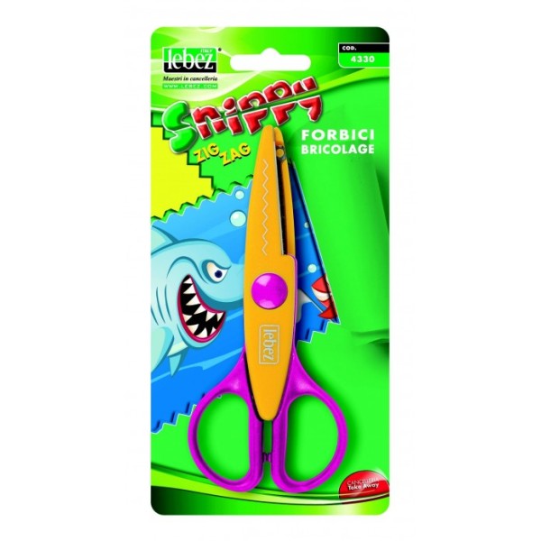 FORBICE SNIPPY ZIG-ZAG 14CM LEBEZ