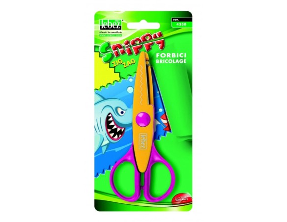 FORBICE SNIPPY ZIG-ZAG 14CM LEBEZ