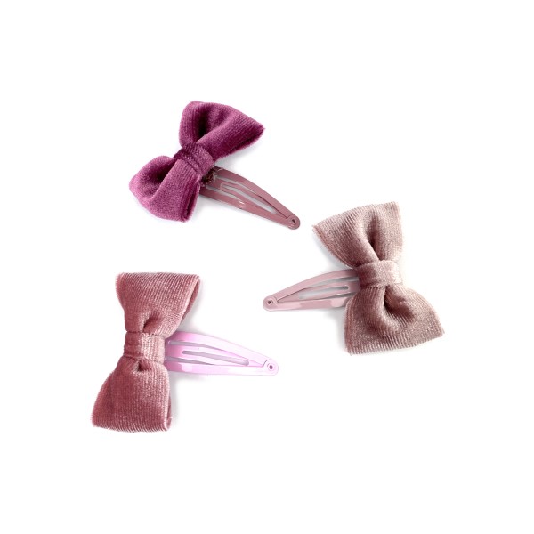 fermaglio clic clac “baby mouse” con fiocco in...