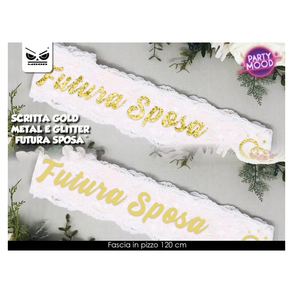 FASCIA NUBILATO FUTURA SPOSA PIZZO ST5504