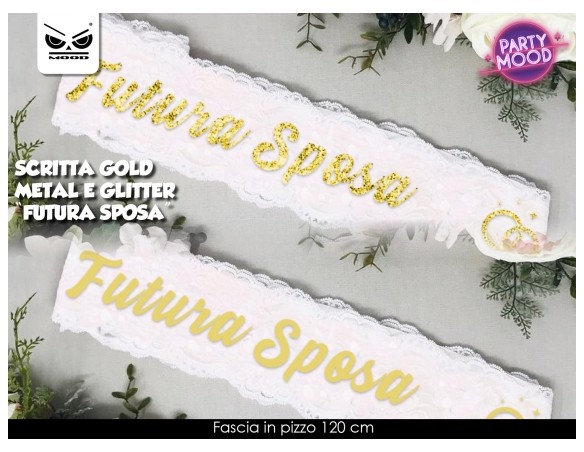FASCIA NUBILATO FUTURA SPOSA PIZZO ST5504