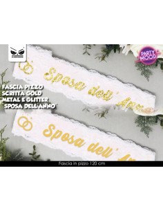FASCIA NUBILATO SPOSA DELL'ANNO PIZZO ST5505