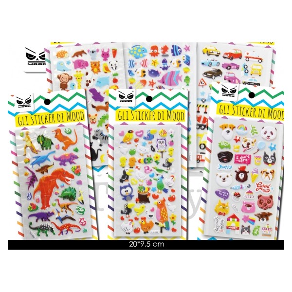 ADESIVI STICKER 20X9,5 CM COD. ST5621
