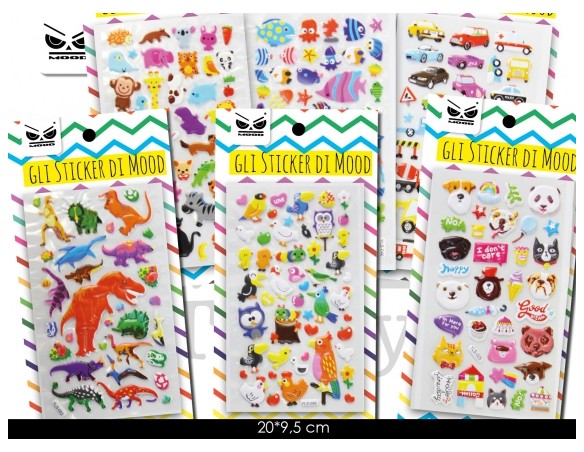 ADESIVI STICKER 20X9,5 CM COD. ST5621