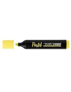 Evidenziatore Tratto Video Pastel Giallo Limone